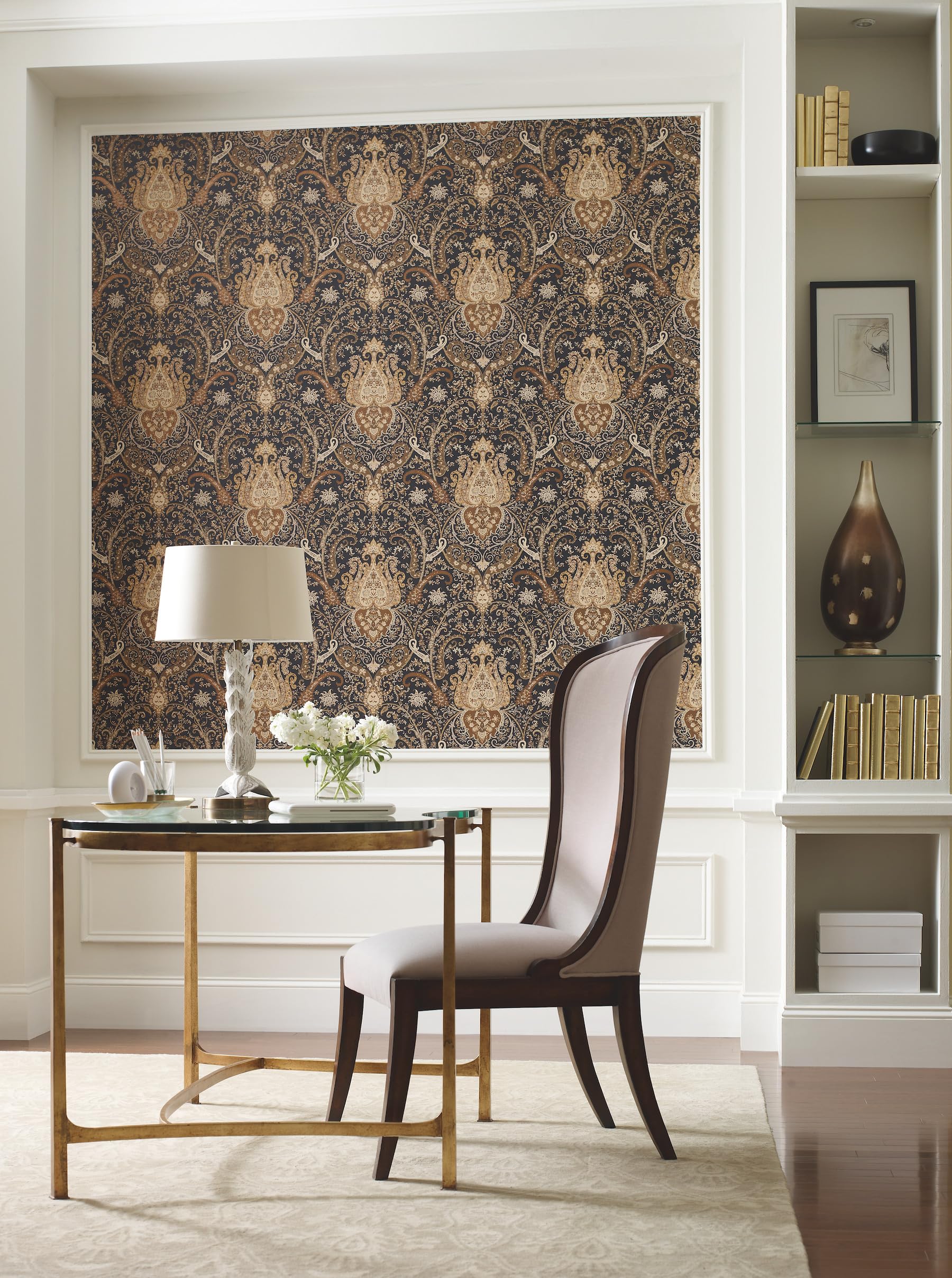 Amazon.com: York Wallcoverings Waverly Classics Byzance - Papel